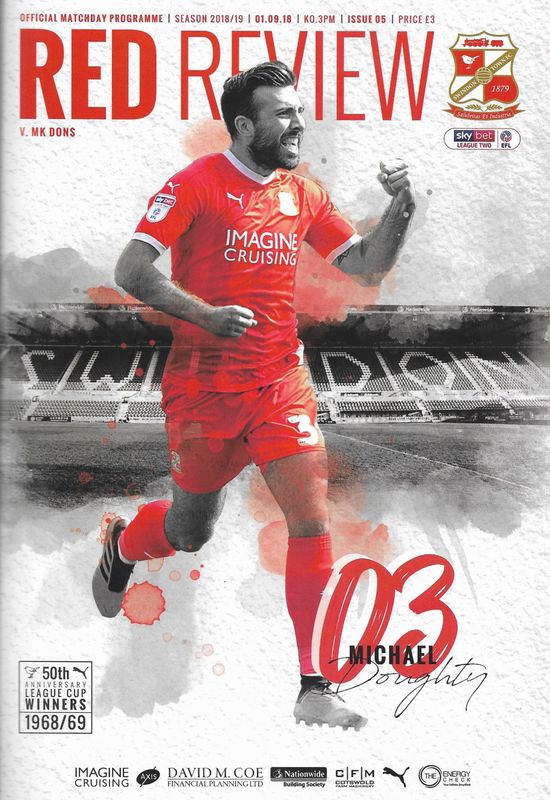 Swindon Town v MK Dons - 01/09/18