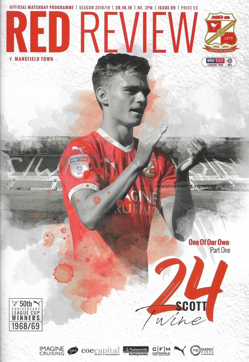 Swindon Town v Mansfield Town - 20/10/18