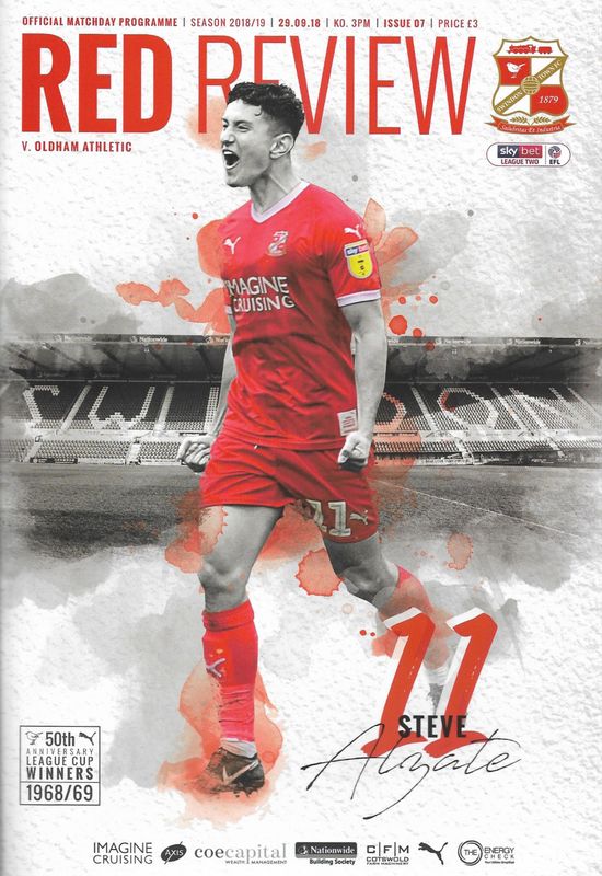 Swindon Town v Oldham Athletic - 29/09/18