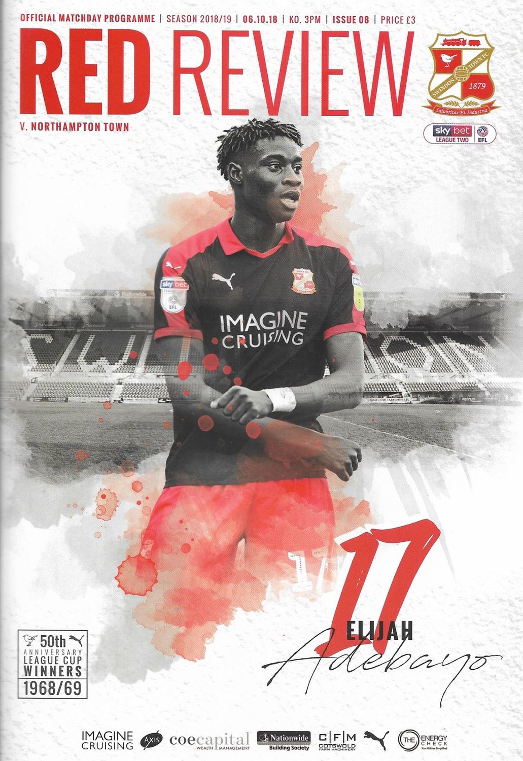 Swindon Town v Northampton Town - 06/10/18