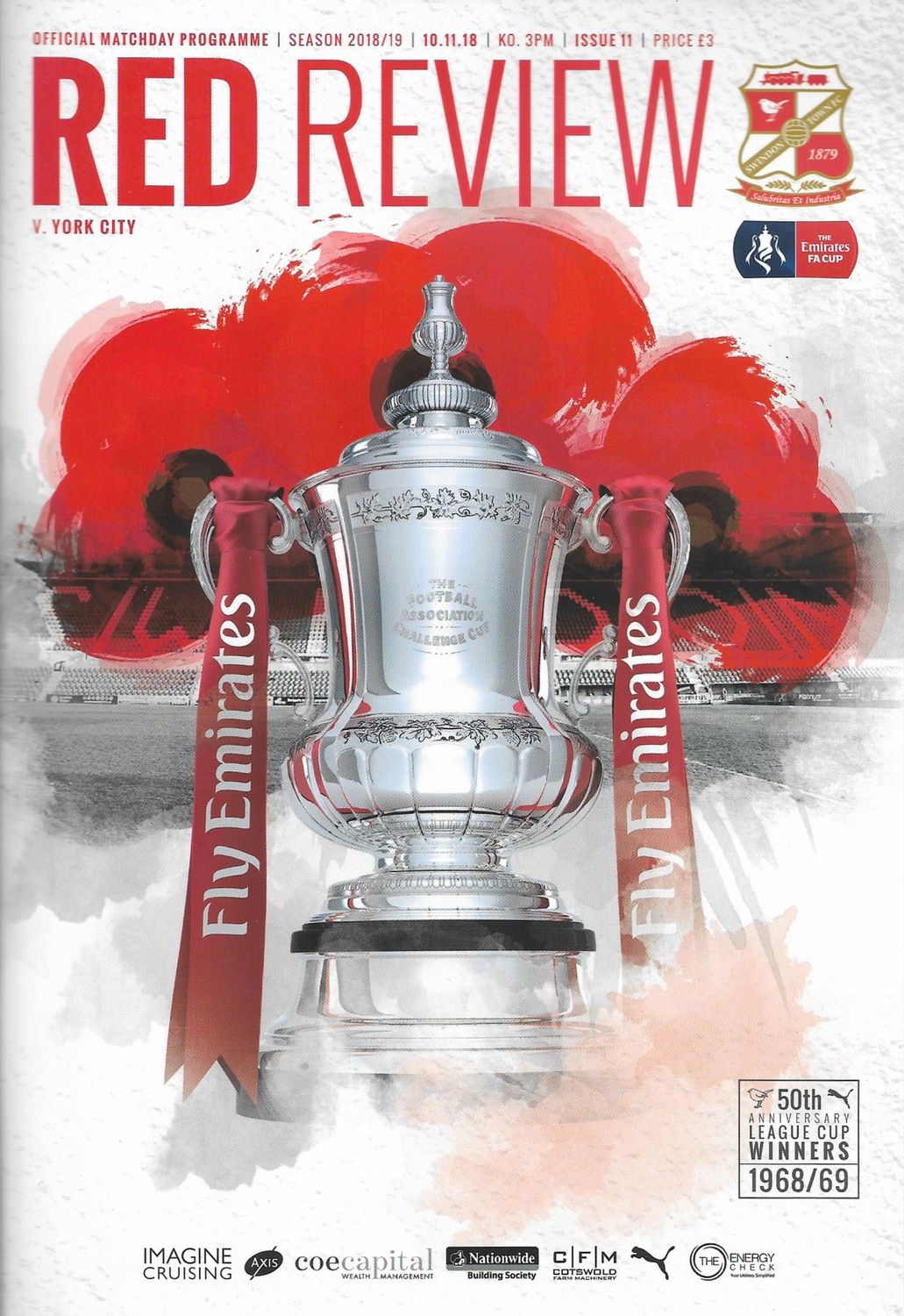 Swindon Town v York City - 10/11/18