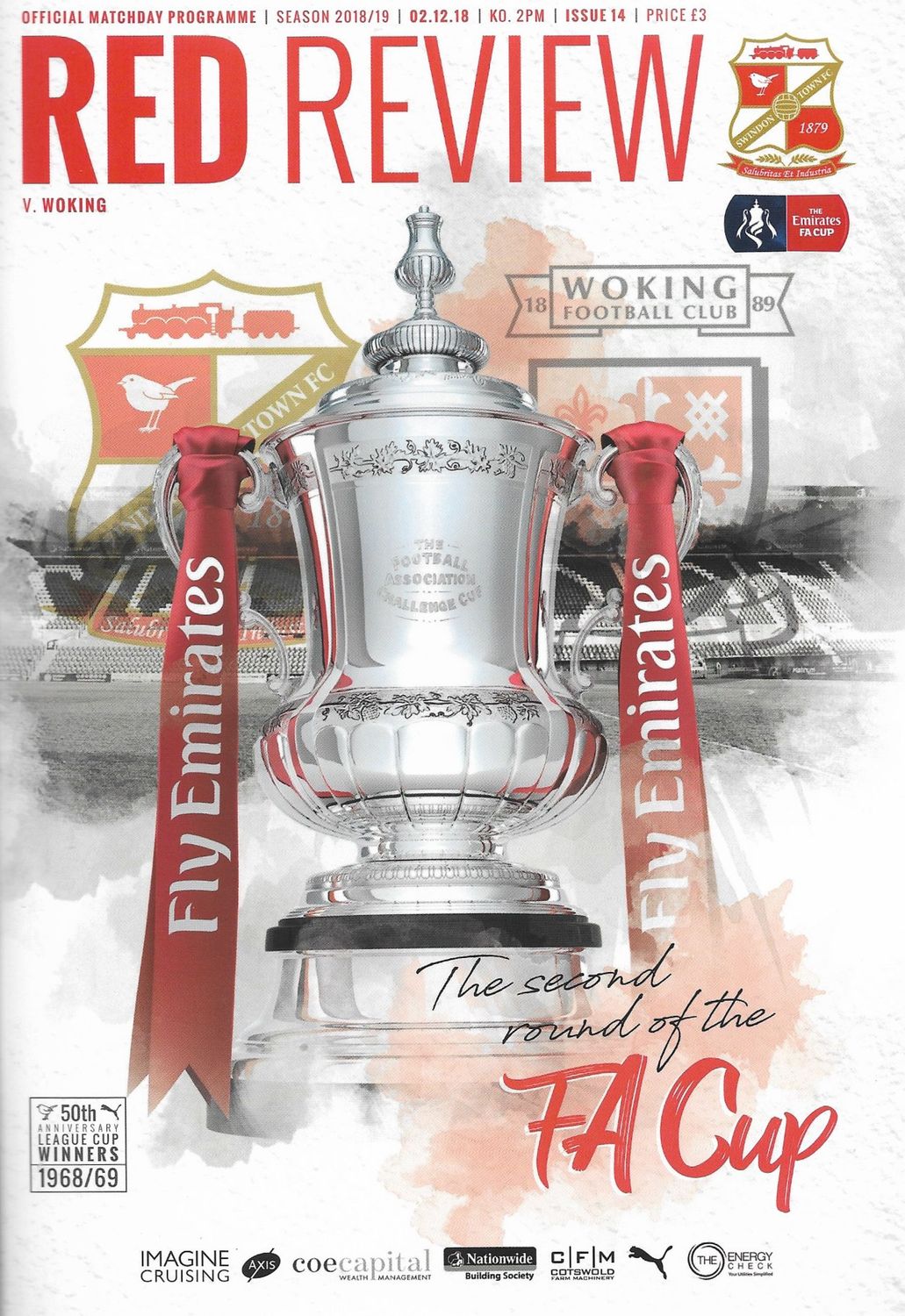 Swindon Town v Woking - 02/12/18