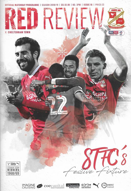 Swindon Town v Cheltenham Town - 22/12/18