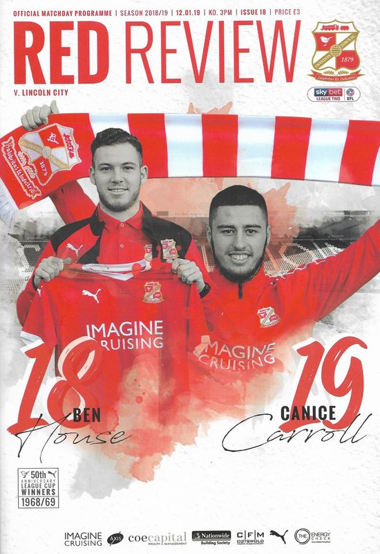 Swindon Town v Lincoln City - 12/01/19