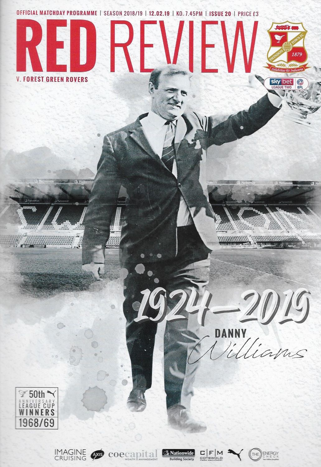 Swindon Town v Forest Green Rovers INSERT - 12/02/19