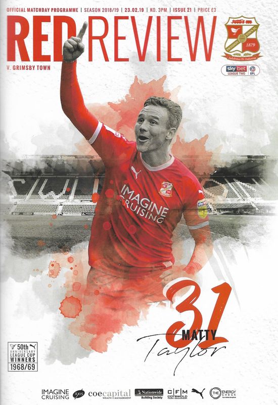 Swindon Town v Grimsby Town - 23/02/19