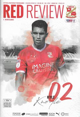 Swindon Town v Morecambe - 23/03/19