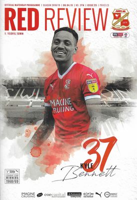 Swindon Town v Yeovil Town - 06/04/19