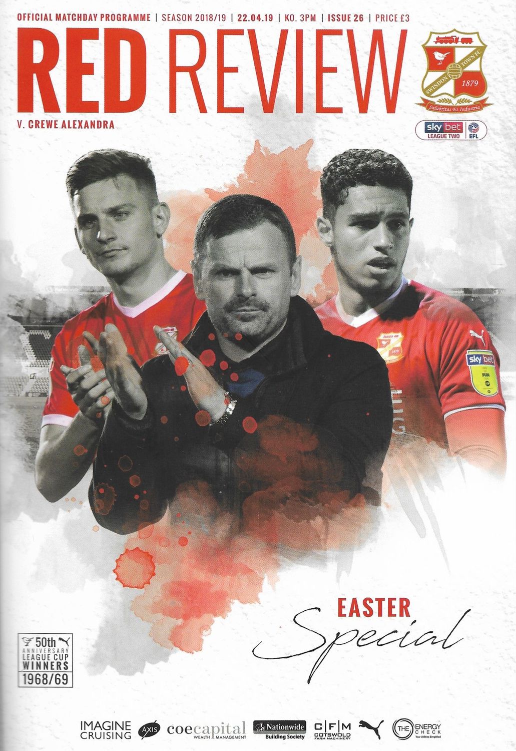Swindon Town v Crewe Alexandra - 22/04/19