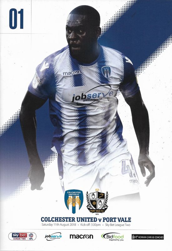 Colchester United v Port Vale - 11/08/18