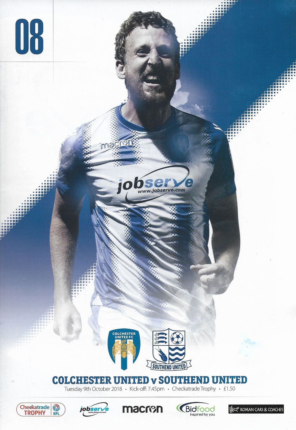 Colchester United v Southend United - 09/10/18