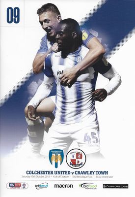 Colchester United v Crawley Town - 13/10/18