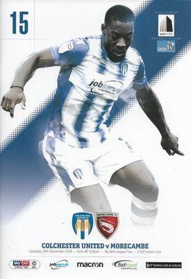 Colchester United v Morecambe - 29/12/18