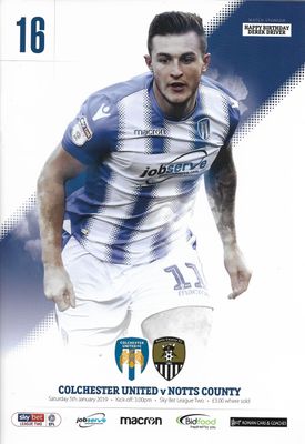 Colchester United v Notts County - 05/01/19