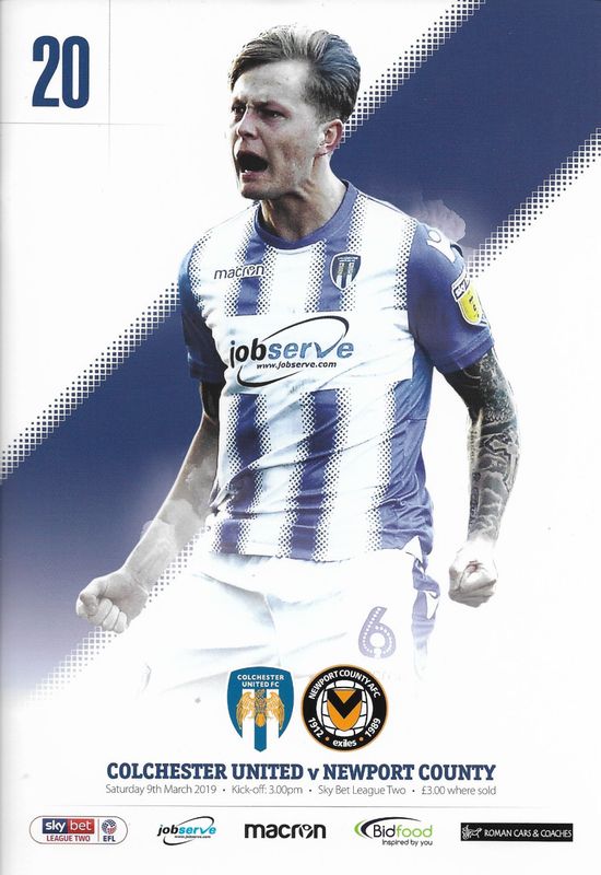 Colchester United v Newport County - 09/03/19