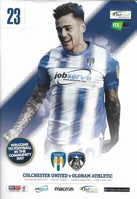 Colchester United v Oldham Athletic - 06/04/19