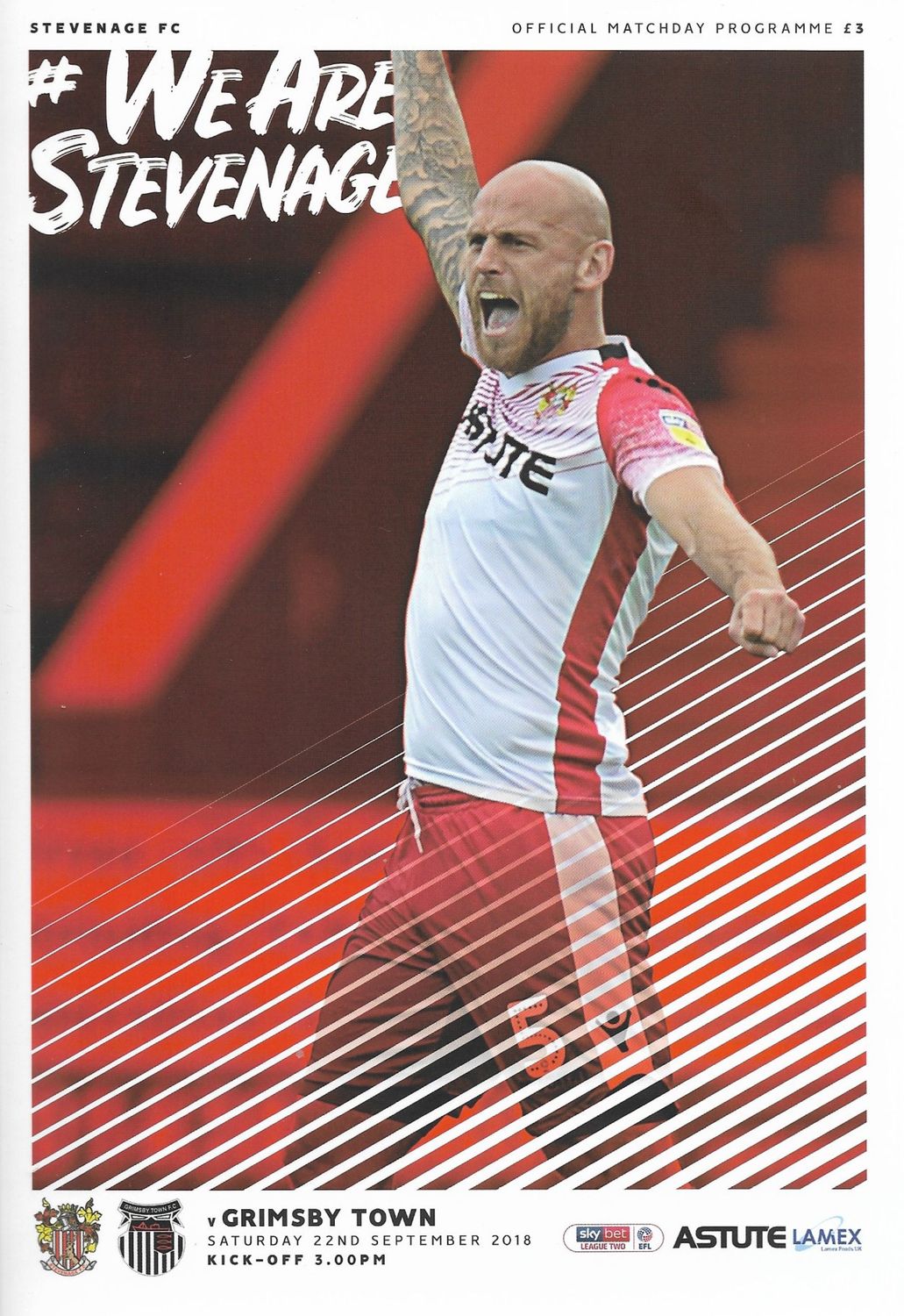 Stevenage v Grimsby Town - 22/09/18