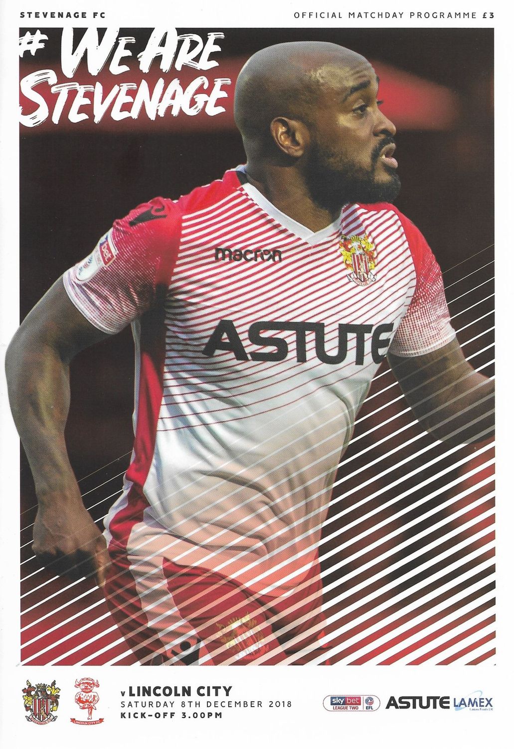 Stevenage v Lincoln City - 08/12/18
