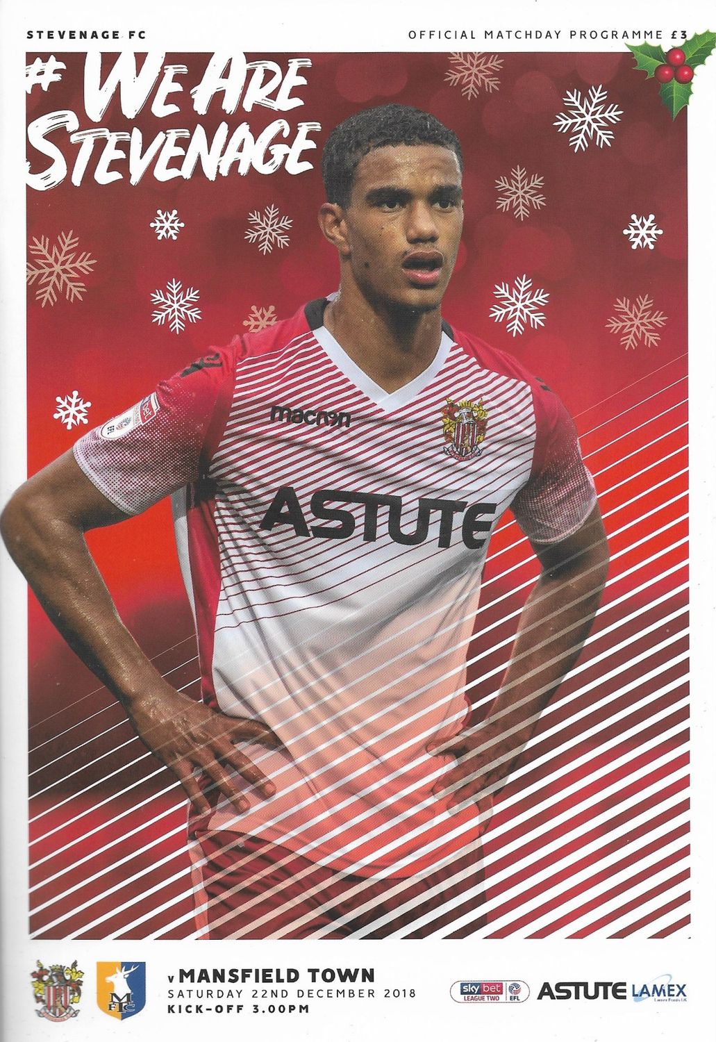 Stevenage v Mansfield Town - 22/12/18