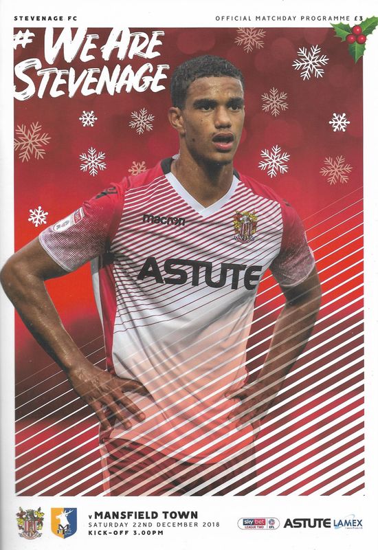 Stevenage v Mansfield Town - 22/12/18