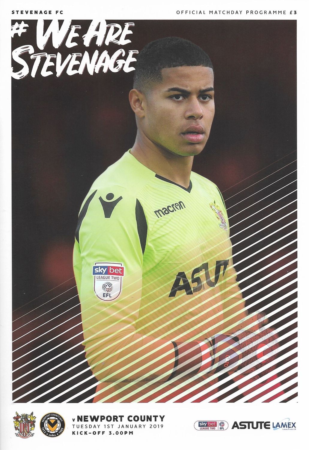 Stevenage v Newport County - 01/01/19