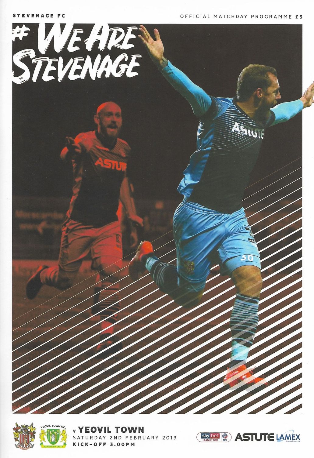 Stevenage v Yeovil Town - 02/02/19