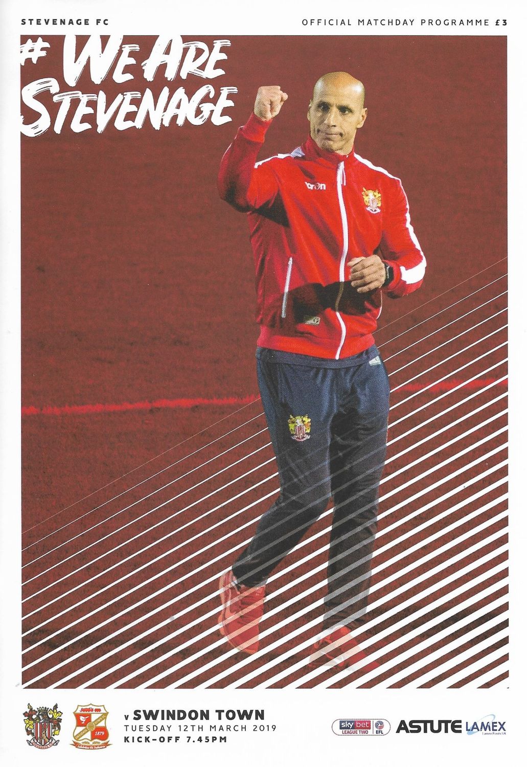 Stevenage v Swindon Town - 12/03/19
