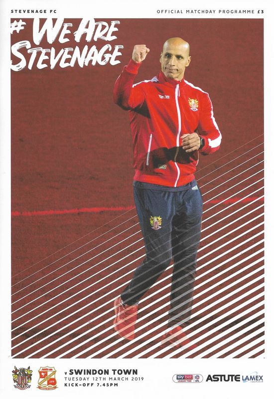 Stevenage v Swindon Town - 12/03/19