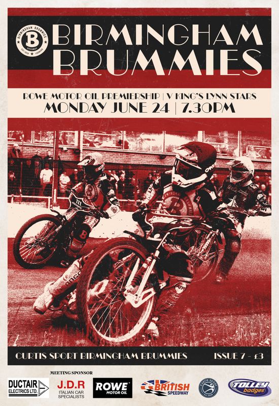 Birmingham Brummies v King's Lynn Stars - 24/06/24
