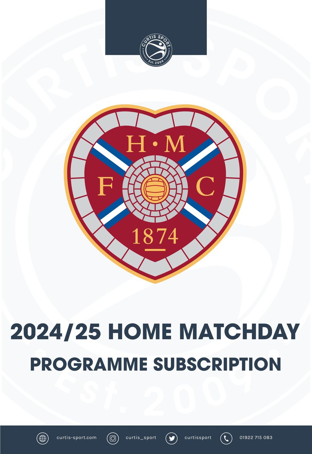 Heart of Midlothian 2024/25 Home Subscription