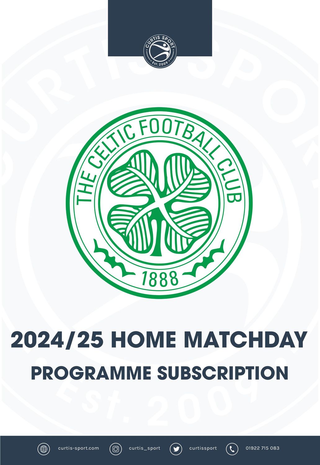 Celtic FC 2024/25 Home Subscription