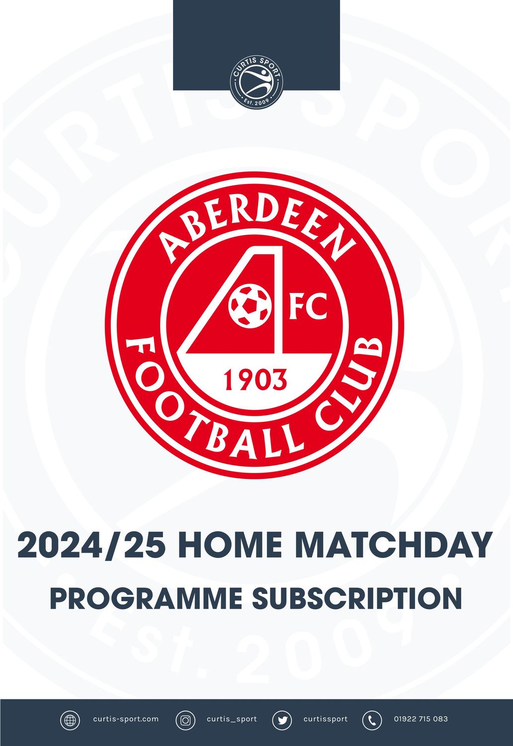 Aberdeen FC 2024/25 Home Subscription