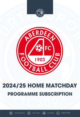 Aberdeen FC 2024/25 Home Subscription