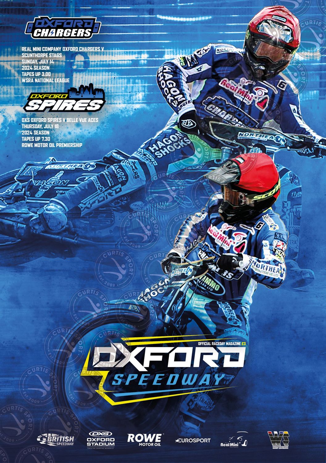 Oxford Chargers v Scunthorpe Stags / Oxford Spires v Belle Vue Aces 2-IN-1