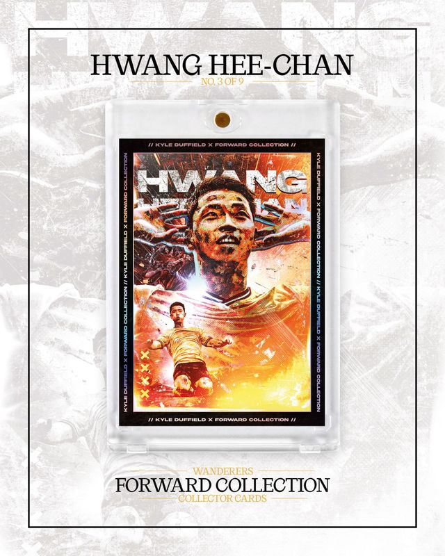 No.3 Hwang Hee-Chan - Wanderers Forward Collection by Kyle Duffield