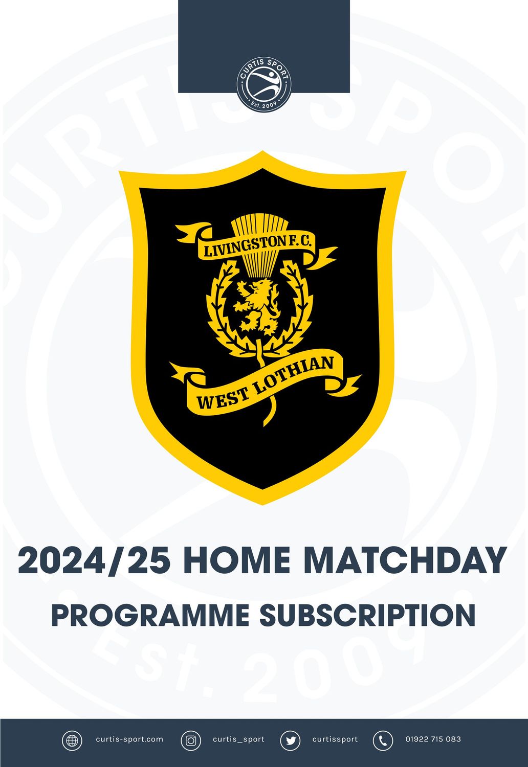 Livingston FC 2024/25 Home Subscription