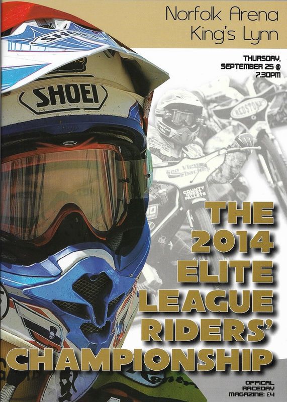 2014 Elite League Riders' Championship - 25/09/14