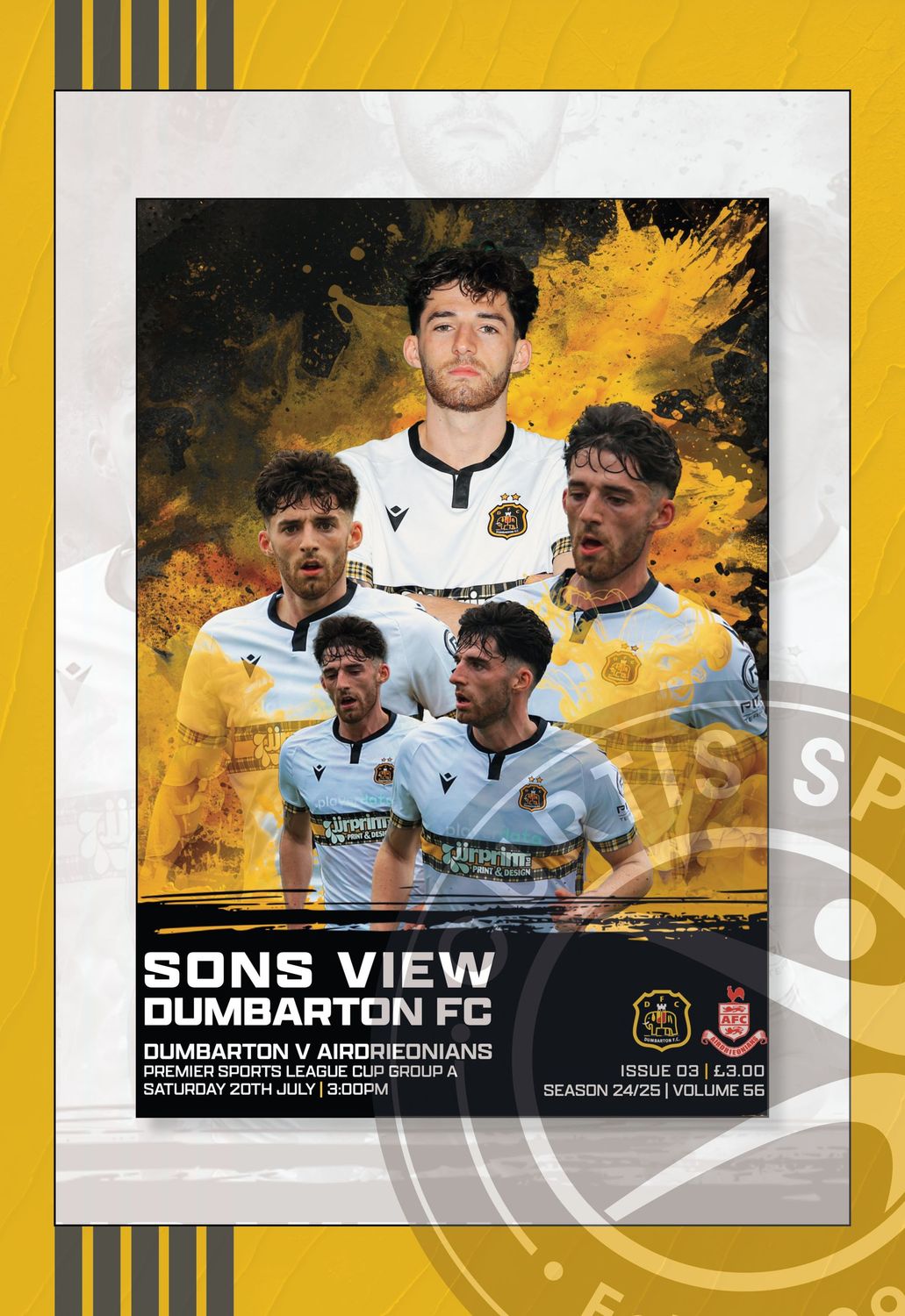 Dumbarton v Airdrieonians - 20/07/24