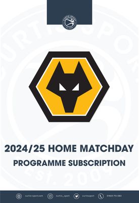 Wolverhampton Wanderers 2024/25 Home Subscription