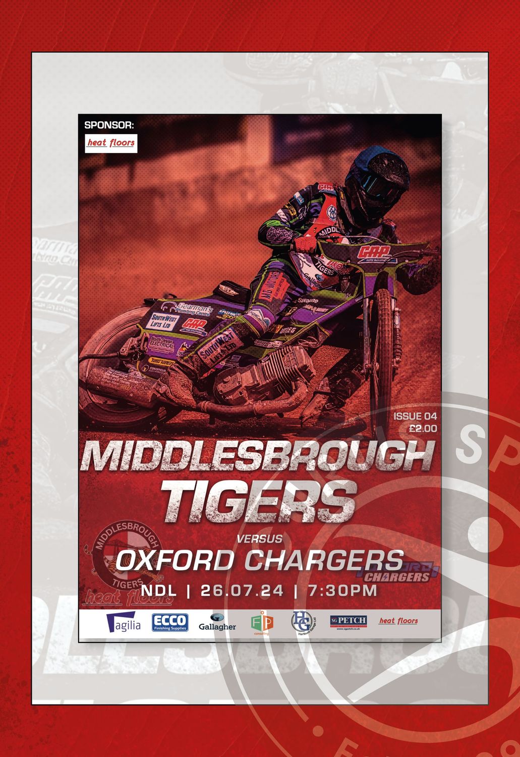 Middlesbrough Tigers v Oxford Chargers - 26/07/24