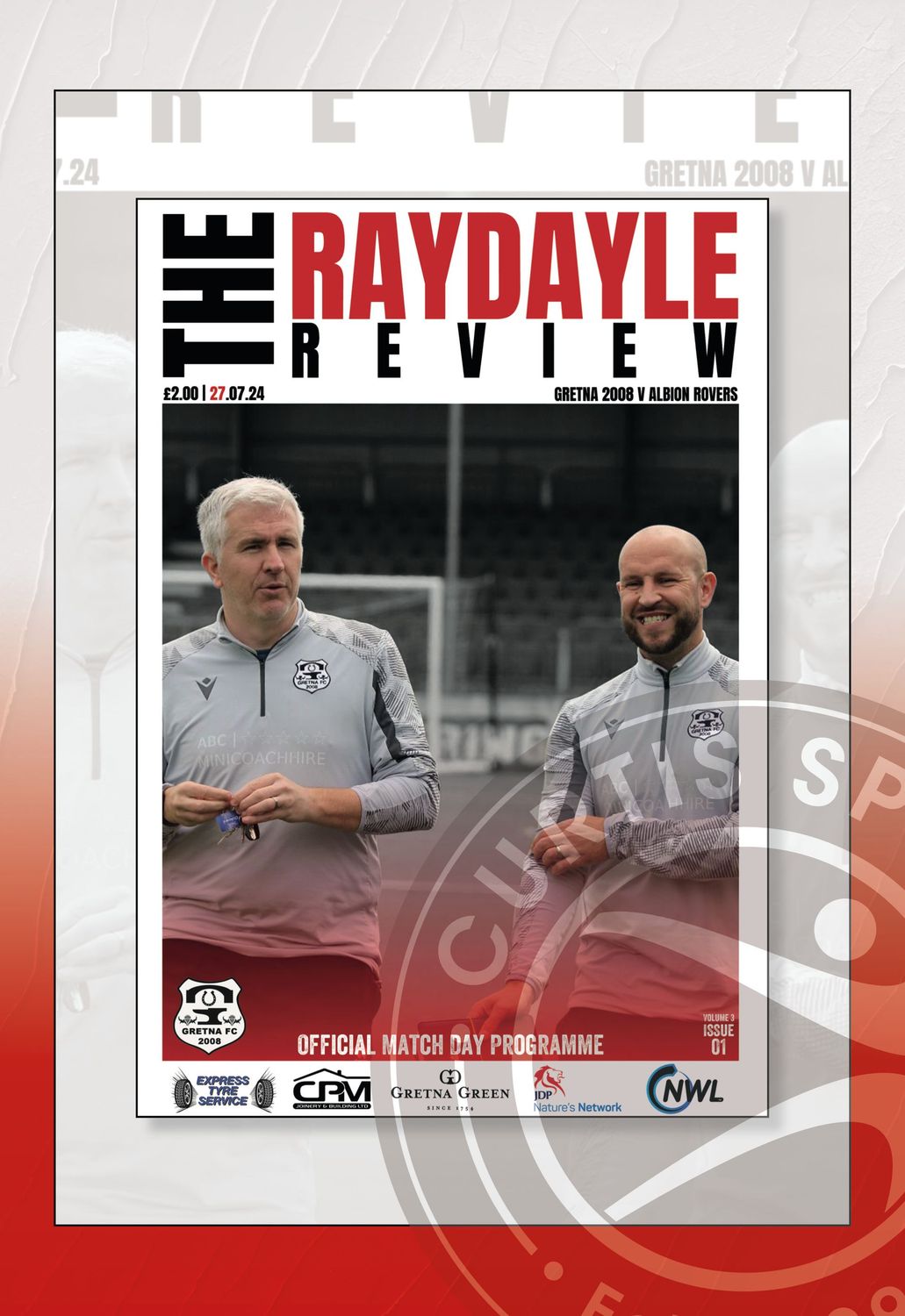 Gretna 2008 v Albion Rovers - 27/07/24