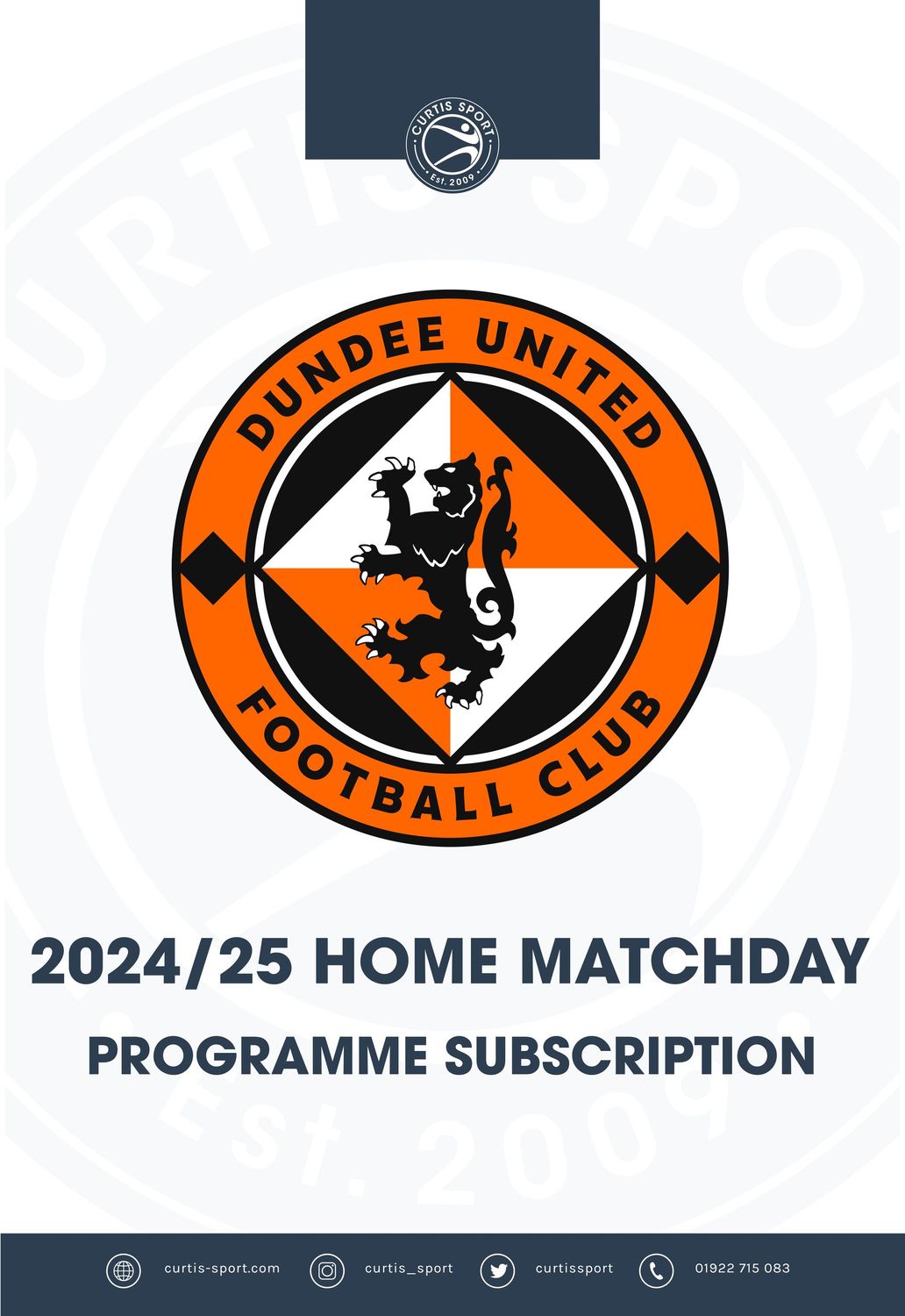 Dundee United 2024/25 Home Subscription