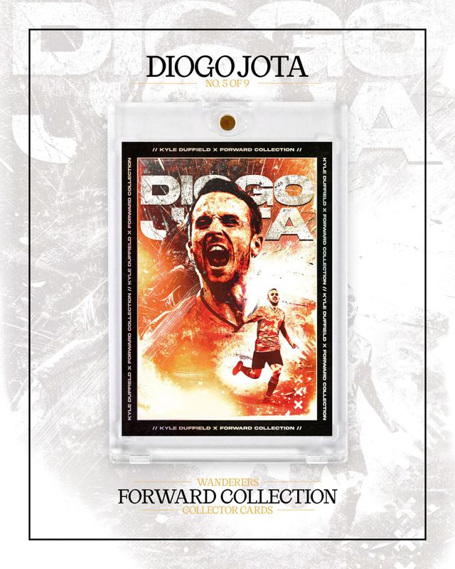 No.5 Diogo Jota - Wanderers Forward Collection by Kyle Duffield