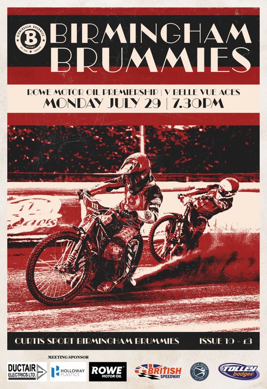 Birmingham Brummies v Belle Vue Aces - 29/07/24