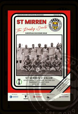 St Mirren v Valur - 01/08/24