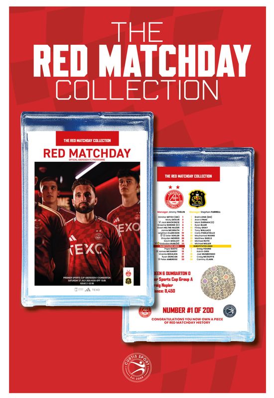 THE RED MATCHDAY COLLECTION - #2 v Dumbarton