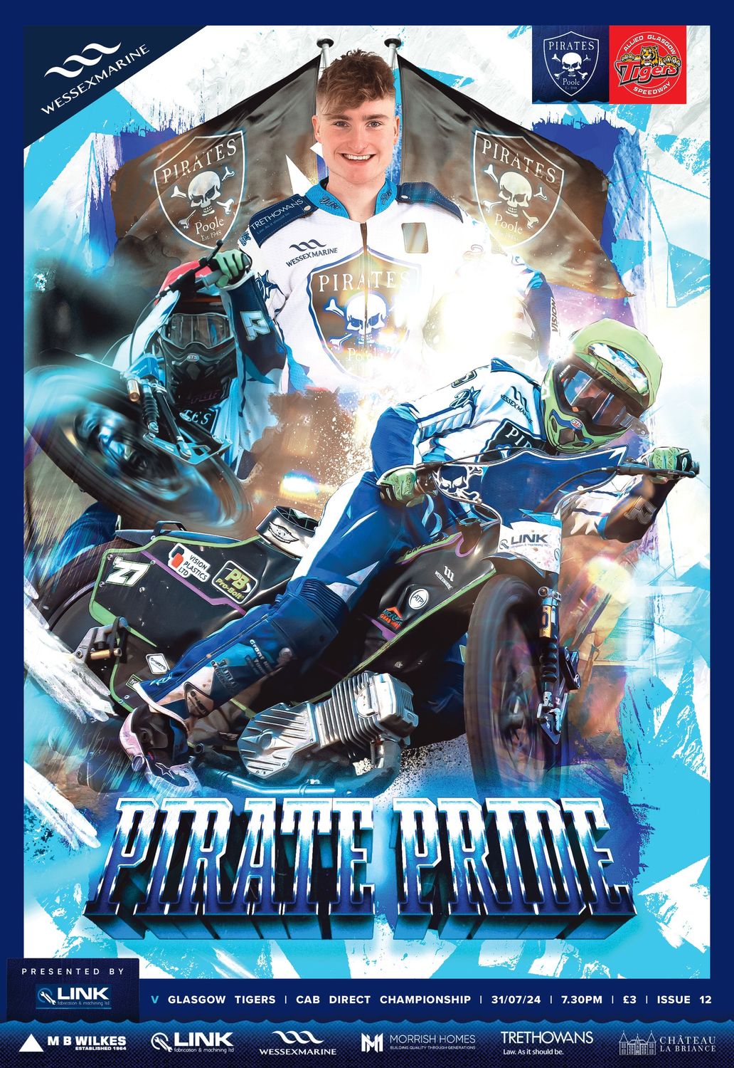 Poole Pirates v Glasgow Tigers - 31/07/24