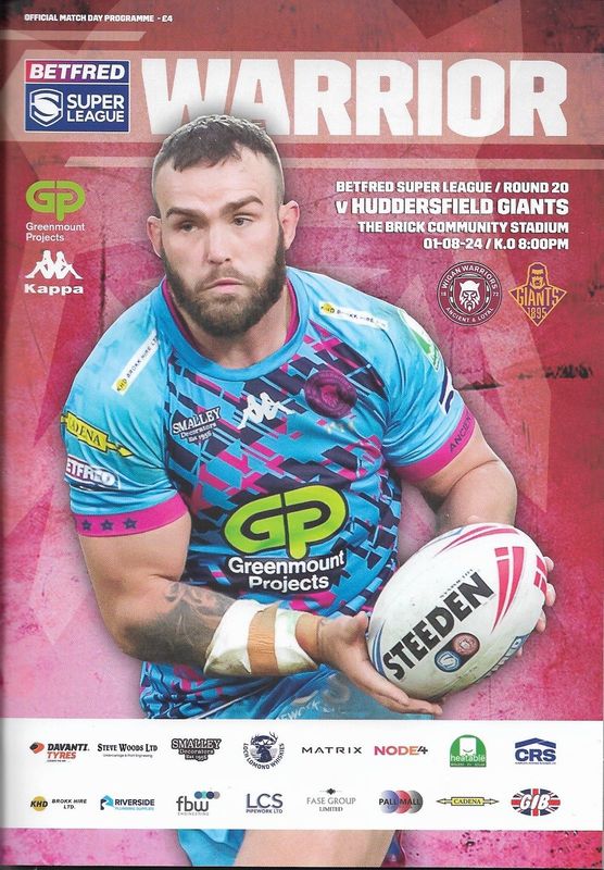 Wigan Warriors v Huddersfield Giants - 01/08/24