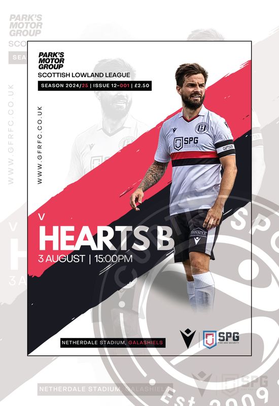 Gala Fairydean Rovers v Hearts B - 03/08/24