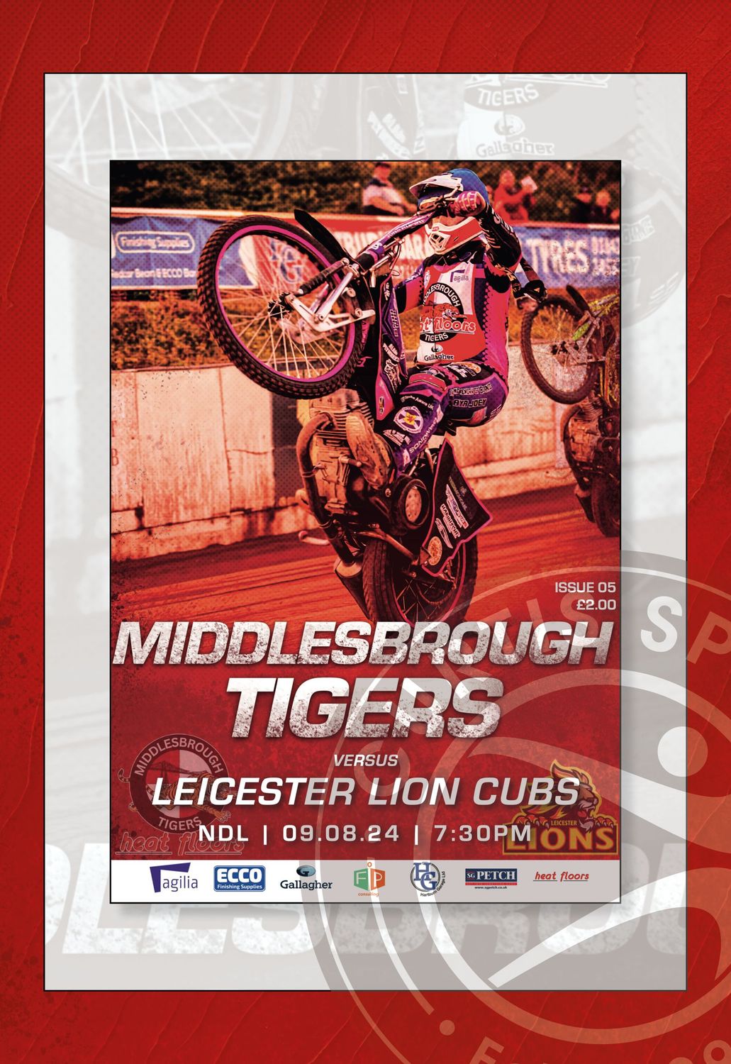 Middlesbrough Tigers v Leicester Lion Cubs - 09/08/24